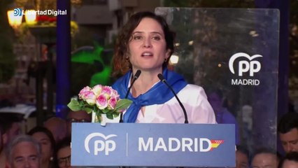 Ayuso arremete contra Sánchez por creer que "todo es suyo"