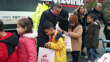 Sinop’ta minikler trafik kurallarını uygulamalı öğrendi