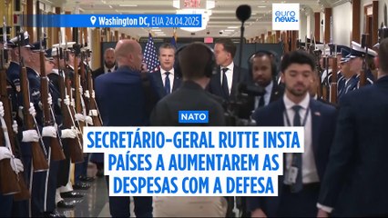 Mark Rutte apela aos aliados para que dediquem mais fundos e energia política à NATO