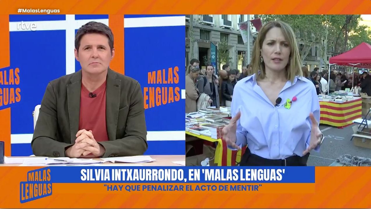Silvia Intxaurrondo (TVE) da lecciones con Cintora sobre bulos a razón de medio millón de euros