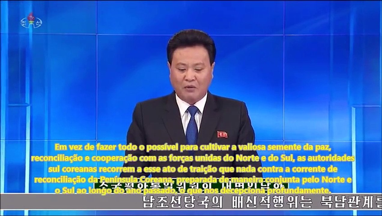 Os atos de caráter traidor das autoridades sul-coreanas deteriorarão as relações Norte-Sul e tornarão mais tensa a situação