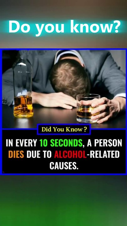 Shocking Fact: Every 10 Seconds, Someone Dies from Alcohol-Related Causes | Important Awareness