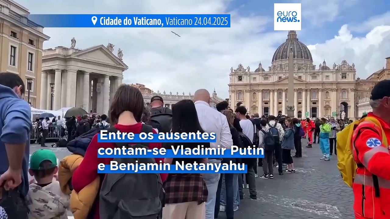 Líderes mundiais chegam a Roma enquanto o Vaticano prepara o funeral do Papa Francisco