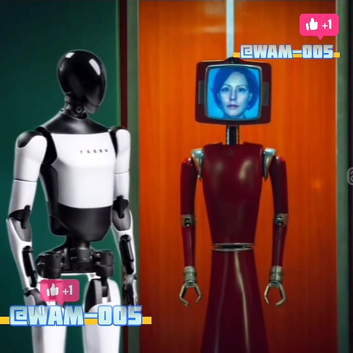 @AI Robot finally found his wife!