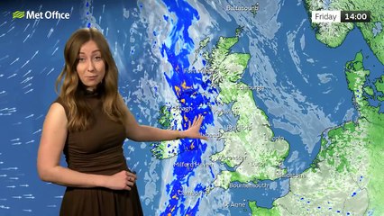 Met Office Friday Afternoon weather forecast 25/04/2025