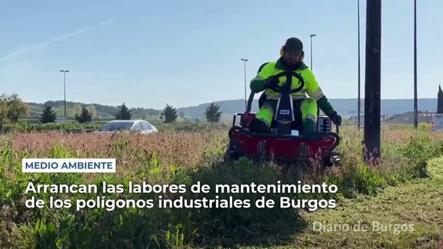 Arrancan las labores de mantenimiento de los polígonos industriales de Burgos