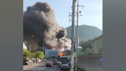 천안 풍세면 공장 화재 큰 불길 잡혀...대응 1단계로 하향 / YTN