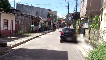 Câmera de segurança registra furto no Curió-utinga, em Belém
