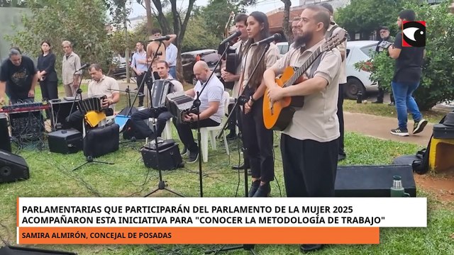 Sesión del HCD en el barrio Papini | Parlamentarias que participarán del Parlamento de la Mujer 2025 acompañaron esta iniciativa para conocer la metodología de trabajo