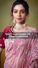 Glamorous Party Wear Sarees You’ll Love
