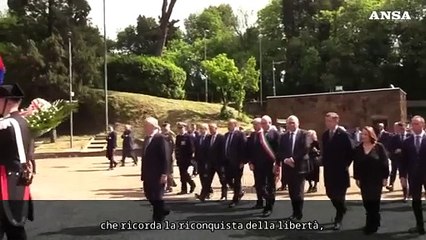 25 aprile, Tajani: " Oggi e' la festa di tutti gli italiani"