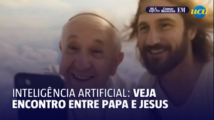 Vídeo de inteligência artificial mostra encontro de papa Francisco com Jesus