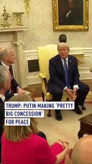 Trump: Putin making ‘pretty big concession’ for peace