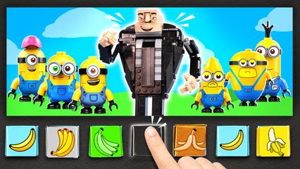 Lego Minions Game  *Best Lego Ideas With Sprunki, Minions and Doey The Doughman*