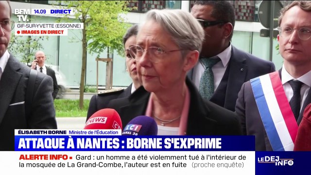 Ce drame met en lumière les enjeux de santé mentale : Élisabeth Borne réagit à l'attaque au couteau dans un lycée à Nantes