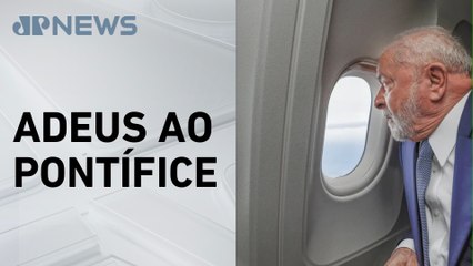 Lula e comitiva desembarcam em Roma para funeral do papa Francisco