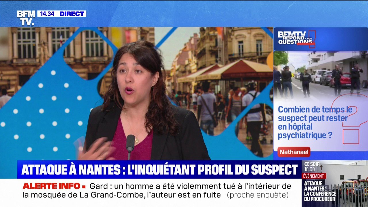 Combien de temps le suspect de l'attaque au couteau dans un lycée nantais peut rester en hôpital psychiatrique? BFMTV répond à vos questions