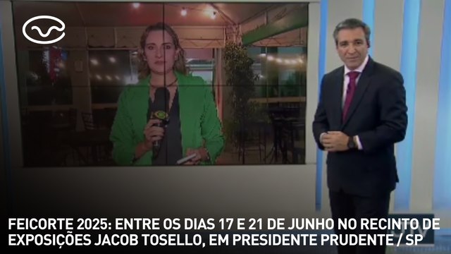 FEICORTE 2025: entre os dias 17 e 21 de junho no recinto de exposições Jacob Tosello, em Presidente Prudente / SP
