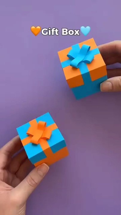 DIY Gift Box Tutorial Learn how to make a beautiful DIY gift box in this easy step-by-step tutorial! Perfect for birthdays, holidays, or any special occasion...Credits: Unknown Contact for Credits/Removal