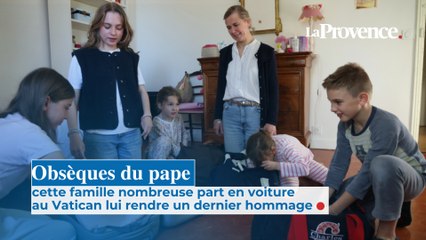 Obsèques du pape : cette famille nombreuse part en voiture au Vatican lui rendre un dernier hommage