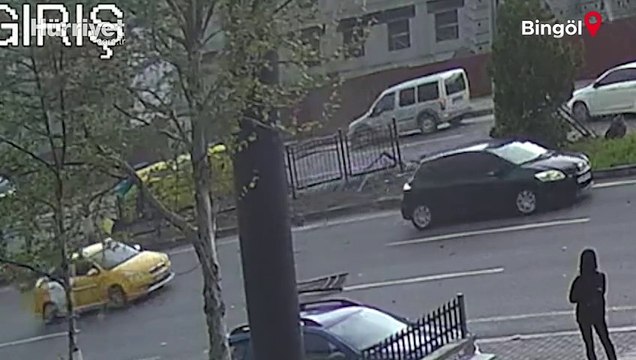 Bingöl'de zincirleme kaza! Kaza anı kamerada