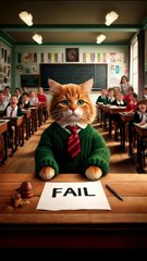 Emotional Video, Cat failed in exam,