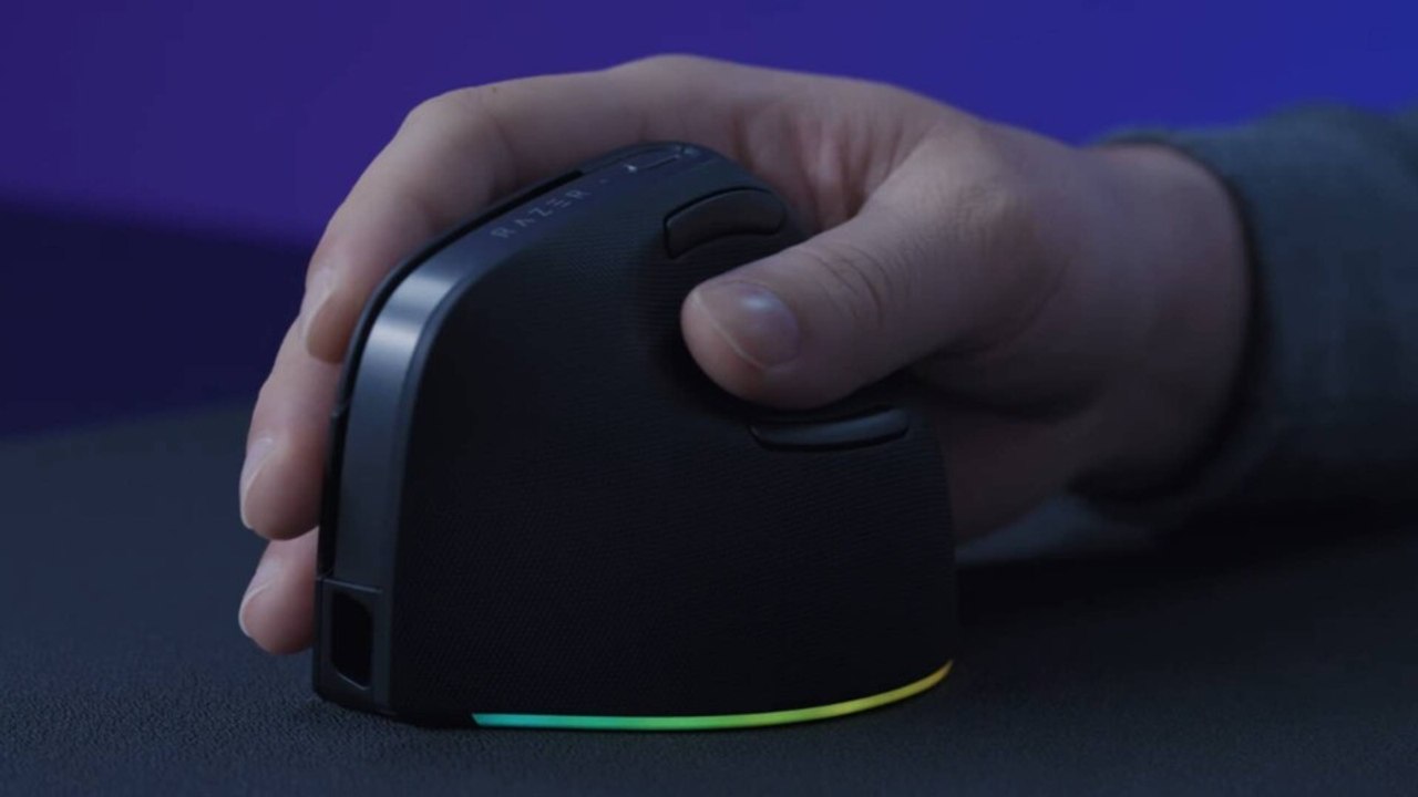 Zum Arbeiten, aber auch für Gaming: Razer stellt kabellose Vertikalmaus vor