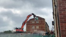 Watch: Down comes Launa Windows sign as Bradley Lane demolition draws to close