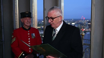Big Ben light switched on to mark end of WWII blackouts