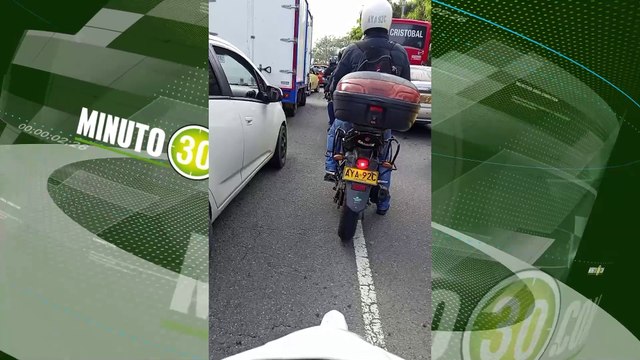 ¡Pilas con el taco! Una persona murió en la via al mar, sentido occidente hacia Medellín