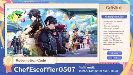 5.6 Special Program Codes (Genshin Impact)