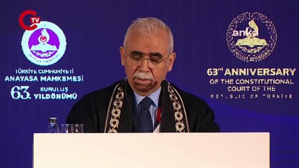 AYM’nin 63. kuruluş yıl dönümü töreni… Başkan Özkaya ''Hiçbir neden, hakim ve savcıları, hakkı ayakta tutmaktan asla alıkoymamalı; adaletsiz davranmaya yöneltmemelidir''