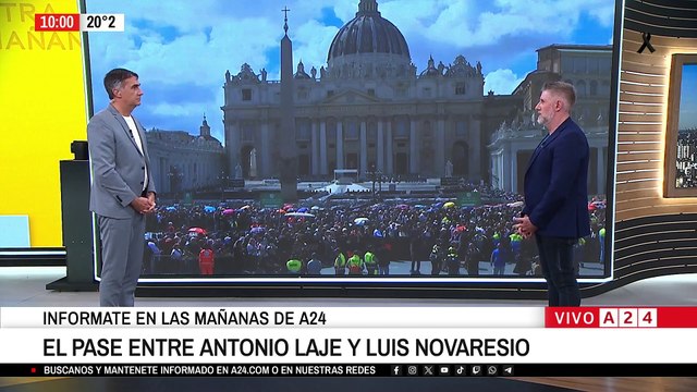 🕊️ ÚLTIMO ADIÓS AL PAPA FRANCISCO EN EL PASE ENTRE LAJE Y NOVARESIO