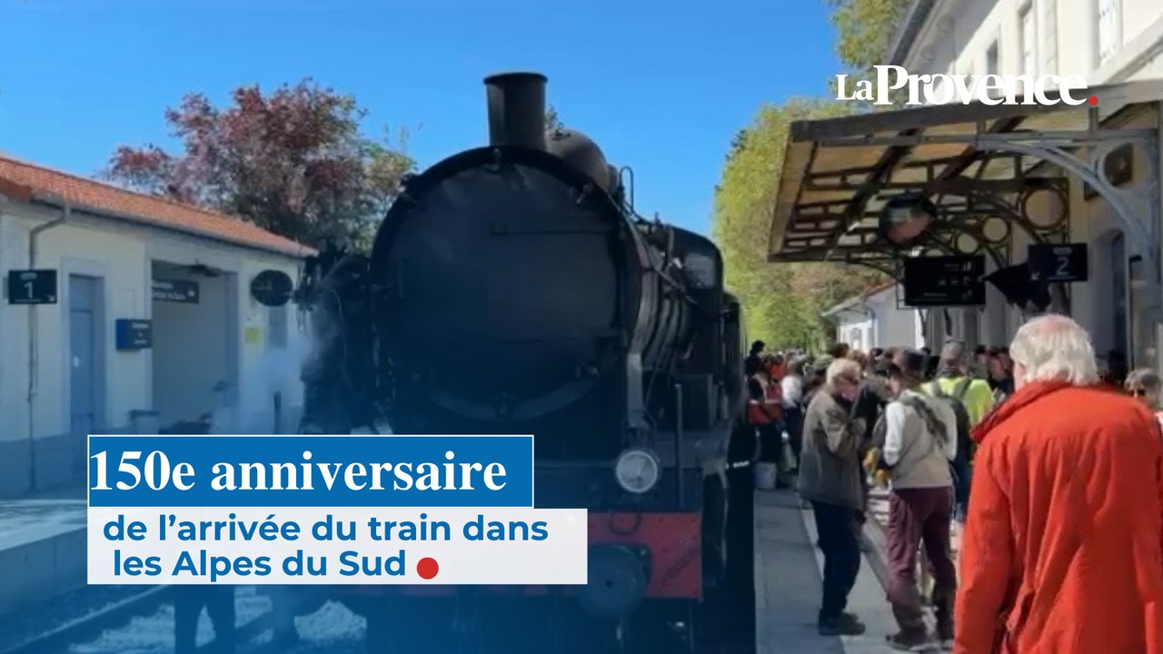 150e anniversaire de l'arrivée du train dans les Alpes du Sud
