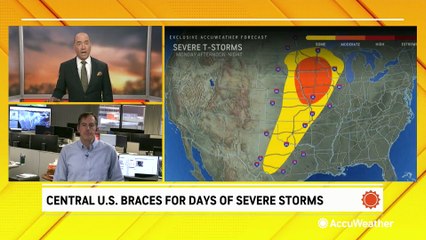 Central US facing days of severe weather heading into weekend
