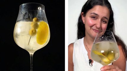 How to Make a Dirty Martini Spritz