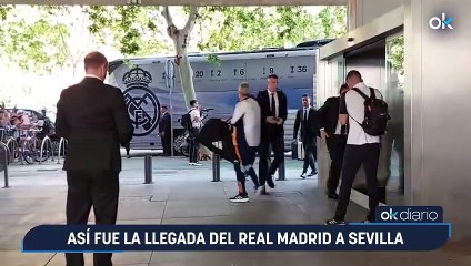 Así fue la llegada del Real Madrid a Sevilla