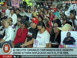 Bolívar | 42 circuitos del mcpio. Cedeño afinan detalles de cara a la Consulta Popular Nacional