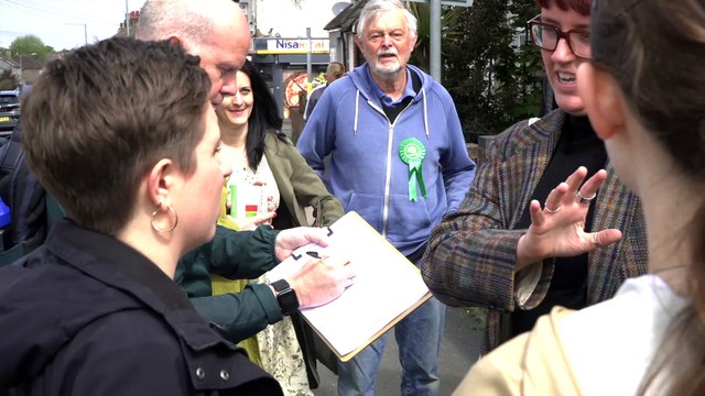 Green Party leader Carla Denyer visits Dartford