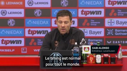 Leverkusen - Xabi Alonso mis sous pression par son directeur sportif : "Il est encore trop tôt pour parler"