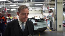 Bart De Wever visite l’usine Volvo de Gand