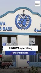 UNRWA spokesperson: UNRWA operating under blockade