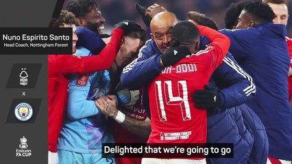 'Forest have to compete' - Nuno confident heading into FA Cup semi