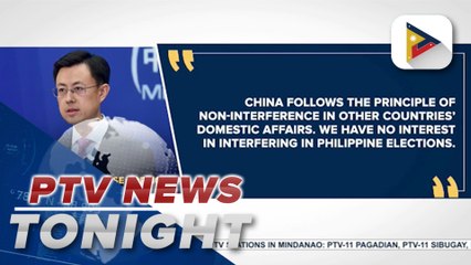 China denies interference in upcoming PH midterm polls