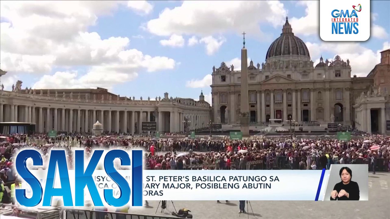 Prusisyon mula St. Peter's Basilica patungo sa Basilica of St. Mary Major, posibleng abutin ng kalahating oras | Saksi
