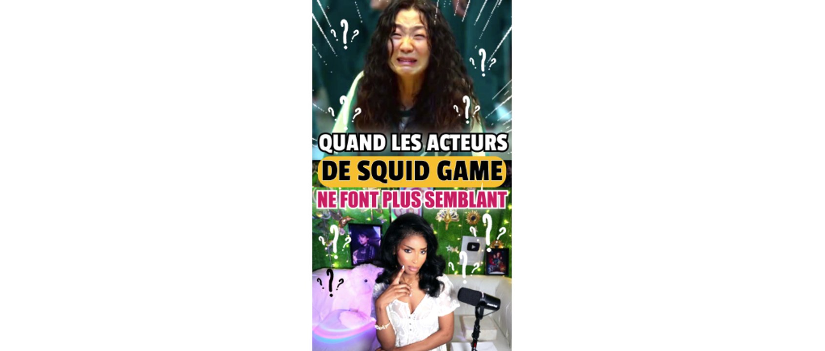 Quand les acteurs de Squid Game ne jouent plus la comédie 😱😭 #squidgame #netflix #serie