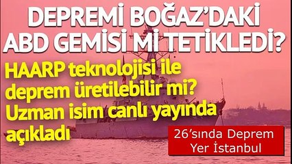 Depremi ABD yaptı demek, Allah'a şirk koşmaktır