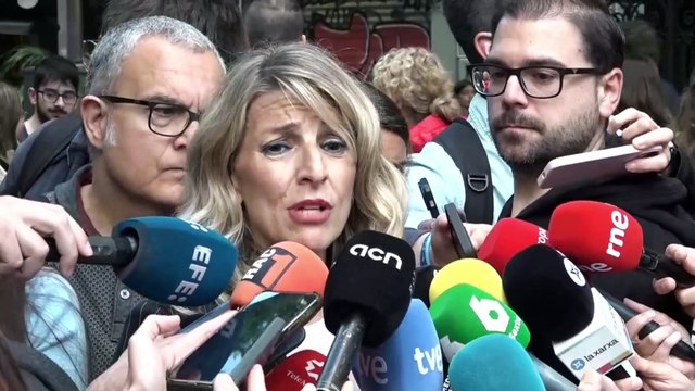 Yolanda Díaz pide a Interior una rectificación inmediata por la compra de balas a Israel