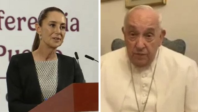 Claudia Sheinbaum sorprende a México con video inédito del Papa Francisco