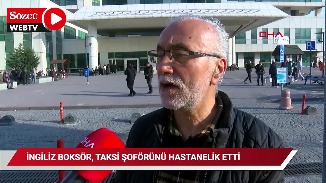 Eyüpsultan'da İngiliz boksör, taksi şoförünü hastanelik etti